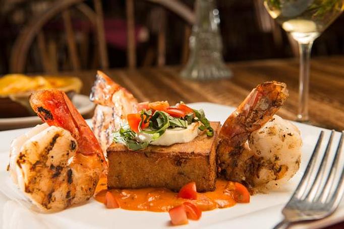 Product: Prawn di Polenta - The Fish House Restaurant in Peoria, IL Seafood Restaurants