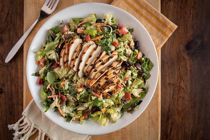 Product: Honey Crisp Chicken Salad with grilled chicken - UNO Pizzeria & Grill in Leominster, MA Pizza Restaurant