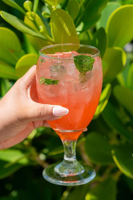 Product: White sangria, passion fruit liqueur, mint. - Red Mesa Restaurant in St Petersburg, FL Mexican Restaurants Product: White sangria, passion fruit liqueur, mint. - Red Mesa Restaurant in St Petersburg, FL Mexican Restaurants