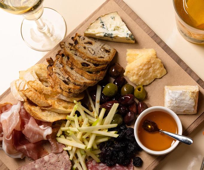 Product: The Django | Jazz Club and Restaurant in Downtown NYC | Meat & Cheese Board at The Django featuring the chef's finest selections. - The Django in TriBeCa - New York, NY American Restaurants