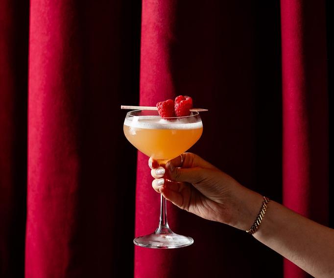 Product: The Django | Jazz Club, Bar & Restaurant in Downtown Manhattan | All Heart - Vodka, lillet rose, raspberry brandy, grapefruit, lemon, simple syrup - The Django in TriBeCa - New York, NY American Restaurants