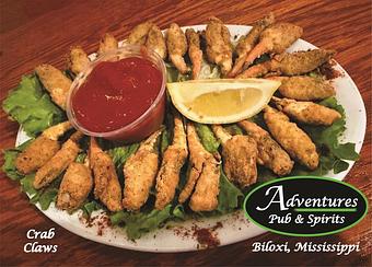 Product: Blue Crab Claws - Adventures Pub & Spirits in Downtown Biloxiu - Biloxi, MS Pubs