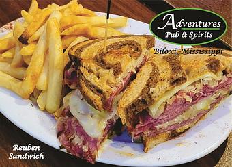 Product: Reuben Sandwich - Adventures Pub & Spirits in Downtown Biloxiu - Biloxi, MS Pubs