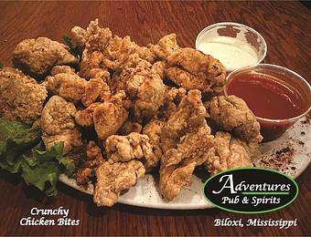 unclassified: Crunchy Chicken Bites - Adventures Pub & Spirits in Downtown Biloxiu - Biloxi, MS Pubs
