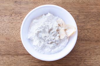 Product: Creamy yogurt dio made with dry shallot (moussir) - Aiden's Grill in la crescenta / montrose / sunlandtujunga  /goendale - Glendale, CA Mediterranean Restaurants