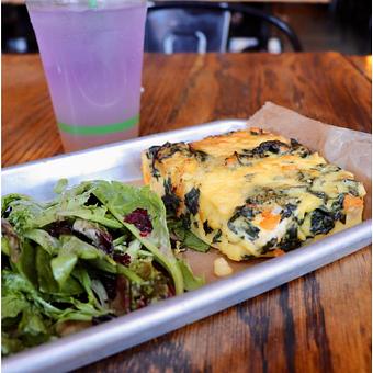 Product: Veggie Quiche - Avalon International Breads in Cass Corridor/Midtown - Detroit, MI Bakeries