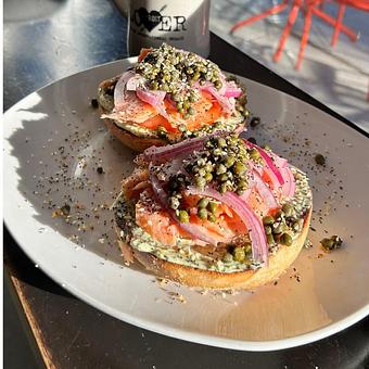 Product: Lox Bagel - Avalon International Breads in Cass Corridor/Midtown - Detroit, MI Bakeries