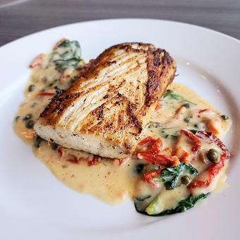 Product: Peppered Dijon Mahi Mahi - Bella Milano in O Fallon, IL Italian Restaurants