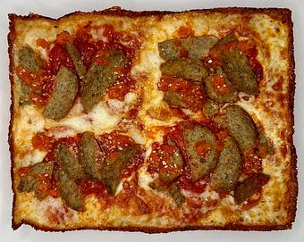 Product: Cherry Delight - Detroit Style Pizza - Blue Pan Pizza in South Golden - Golden, CO American Restaurants