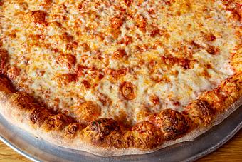 Product: New York Style Pizza - cheese - Blue Pan Pizza in Congress Park - Denver, CO Dessert Restaurants Product: New York Style Pizza - cheese - Blue Pan Pizza in Congress Park - Denver, CO Dessert Restaurants
