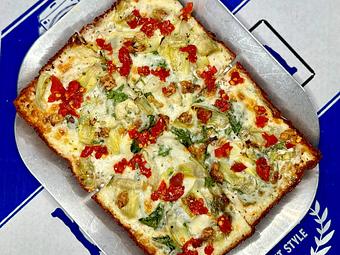 Product - Blue Pan Pizza in South Golden - Golden, CO American Restaurants