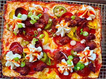 Product - Blue Pan Pizza in Congress Park - Denver, CO Dessert Restaurants Product - Blue Pan Pizza in Congress Park - Denver, CO Dessert Restaurants