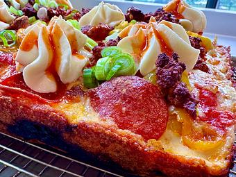 Product - Blue Pan Pizza in South Golden - Golden, CO American Restaurants Product - Blue Pan Pizza in South Golden - Golden, CO American Restaurants