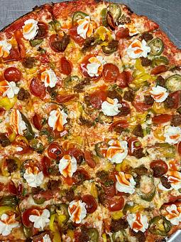 Product - Blue Pan Pizza in South Golden - Golden, CO American Restaurants Product - Blue Pan Pizza in South Golden - Golden, CO American Restaurants