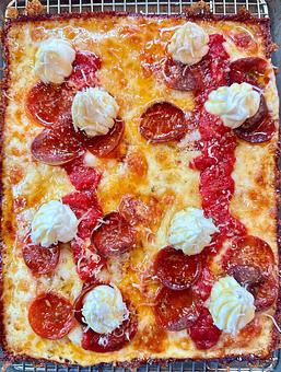 Product - Blue Pan Pizza in South Golden - Golden, CO American Restaurants Product - Blue Pan Pizza in South Golden - Golden, CO American Restaurants