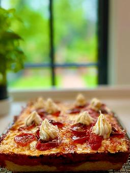 Product - Blue Pan Pizza in Congress Park - Denver, CO Dessert Restaurants Product - Blue Pan Pizza in Congress Park - Denver, CO Dessert Restaurants