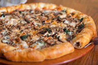 Product: Classic American, Traditional Crust - Brown Dog Pizza in Downtown Telluride, Main Street - Telluride, CO Bars & Grills