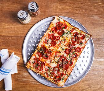 Product - Brown Dog Pizza in Downtown Telluride, Main Street - Telluride, CO Bars & Grills