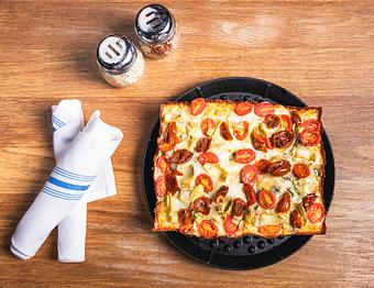 Product - Brown Dog Pizza in Downtown Telluride, Main Street - Telluride, CO Bars & Grills