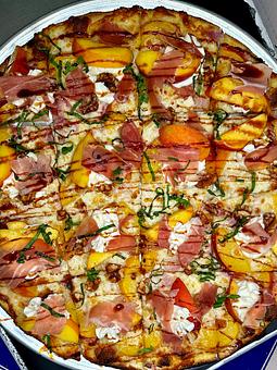 Product: with Prosciutto Di Parma - Brown Dog Pizza in Downtown Telluride, Main Street - Telluride, CO Bars & Grills