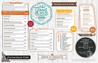 Product - Cornerstone Cafe in Berthoud, CO Coffee, Espresso & Tea House Restaurants