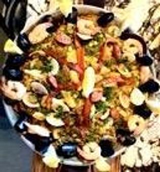 Product: Seafood Paella - Demetris Woodstone Taverna in Edmonds, WA Greek Restaurants