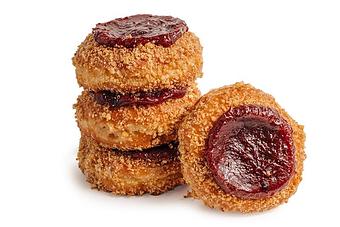 Product: Raspberry Bullseye Donut - Do-Rite Donuts & Chicken in Chicago, IL Donuts