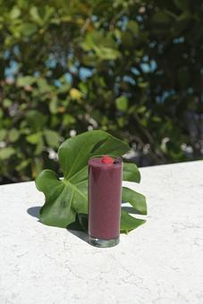 Product: Berry Fusion Smoothie - Essensia Restaurant at The Palms Hotel & Spa in Miami Beach - Miami Beach, FL Global Restaurant