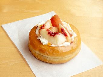 Product: Peaches N' Cream Donut - Do-Rite Donuts & Chicken in Chicago, IL Donuts