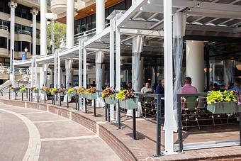 Product: Outdoor dining in Georgetown - Founding Farmers Fishers & Bakers in Georgetown - Washington, DC Pizza Restaurant