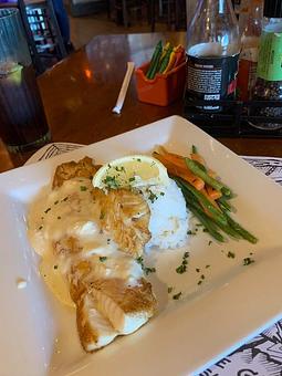 Product: Perfectly seared, wild-caught, and bursting with fresh ocean flavor. Dive into deliciousness. - Geddy's in Downtown Bar Harbor, just steps from the town pier. - Bar Harbor, ME American Restaurants