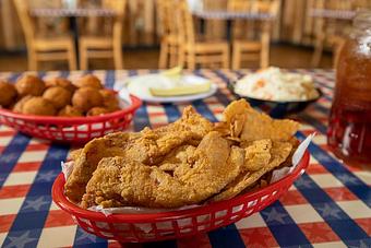 Product - Huck Finn's Catfish in Pigeon Forge, TN Soul Food Restaurants