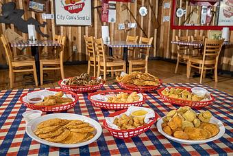 Product - Huck Finn's Catfish in Pigeon Forge, TN Soul Food Restaurants