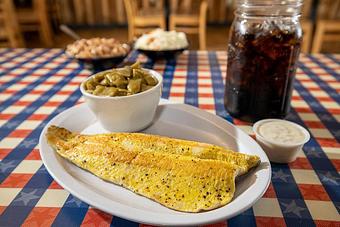 Product - Huck Finn's Catfish in Pigeon Forge, TN Soul Food Restaurants