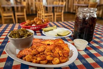 Product - Huck Finn's Catfish in Pigeon Forge, TN Soul Food Restaurants
