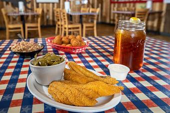 Product - Huck Finn's Catfish in Pigeon Forge, TN Soul Food Restaurants