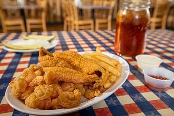 Product - Huck Finn's Catfish in Pigeon Forge, TN Soul Food Restaurants
