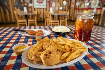 Product - Huck Finn's Catfish in Pigeon Forge, TN Soul Food Restaurants