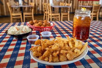 Product - Huck Finn's Catfish in Pigeon Forge, TN Soul Food Restaurants