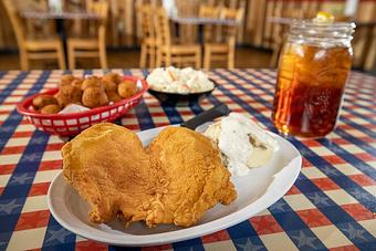 Product - Huck Finn's Catfish in Pigeon Forge, TN Soul Food Restaurants