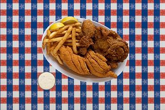 Product - Huck Finn's Catfish in Pigeon Forge, TN Soul Food Restaurants