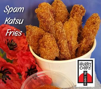 Product: Spam "sticks", coated in Panko, fried golden brown. - Hurry Curry of Tokyo - Seattle in South Lake Union - Seattle, WA Japanese Restaurants