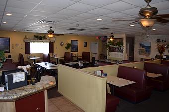 Interior: Our cozy atmosphere - Aegean Restaurant in Shalimar, FL Greek Restaurants