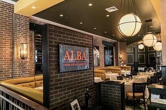 Interior - Alba Restaurant in Quincy, MA Bars & Grills