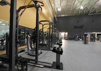 Interior: Row of Keiser machines - Athletes' Performance in Frisco, TX Sports & Recreational Services
