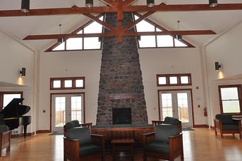 Interior: Cross Roads Retreat Center, the new location for the Women's Retreat Weekend January, 2017. - Awakening Point Yoga Studio in Hackettstown, NJ Yoga Instruction