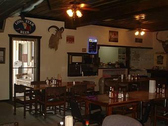 Interior - Back Door Cafe in Roosevelt, TX American Restaurants