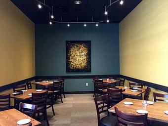 Interior: Dining area and private party room - Barron's in Longview, TX Seafood Restaurants