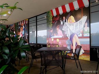 Interior: Patio seating - Barron's in Longview, TX Seafood Restaurants
