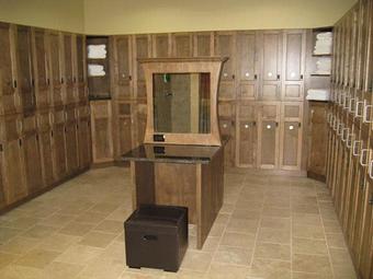 Interior: Full service locker room - Benessere Active in Denton, TX Sports & Recreational Services